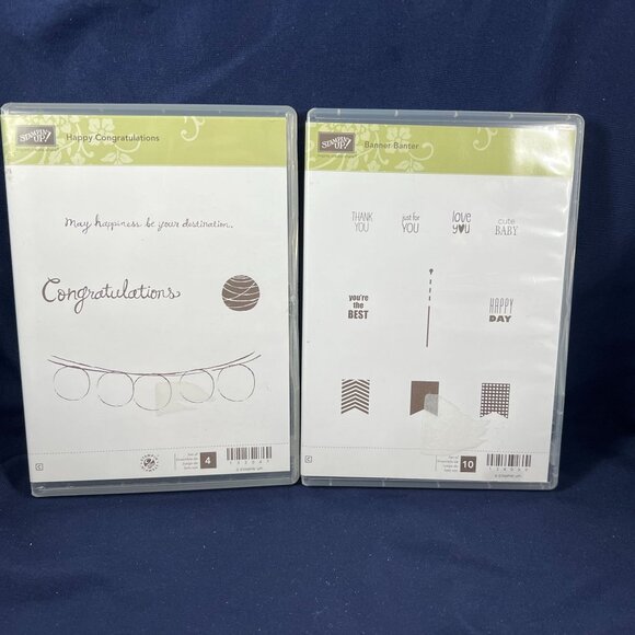 Stampin Up! Rubber Stamp Sets Lot Of 10 Sale-A-Bration Themes Crafting & Cardmak - Picture 12 of 13